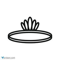 Diadem Line Icon