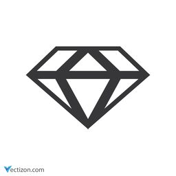 Diamond Line Icon