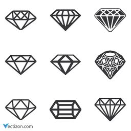Diamond Set Icon