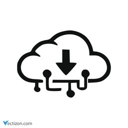 Digital Cloud Clean Icon