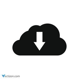 Digital Cloud Outline Icon