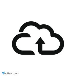 Digital Cloud SVG Icon