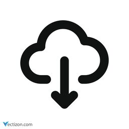 Digital Cloud Symbol icon