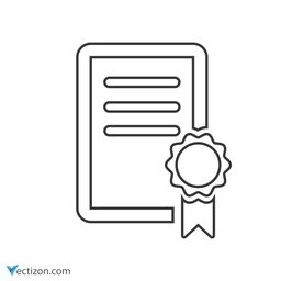 Diploma Line Icon