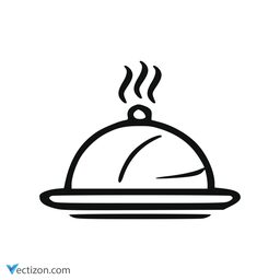 Dish Cover Design Icon