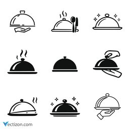 Dish Cover Set Icon