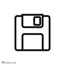 Diskette Glyph Icon