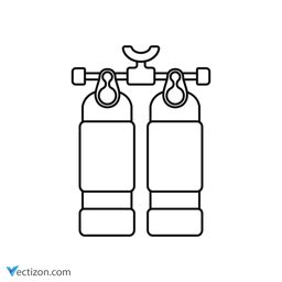 Diving Modern Icon