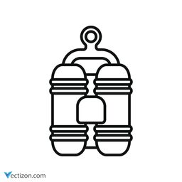 Diving Outline Icon