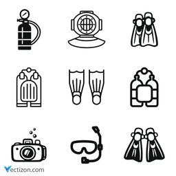 Diving Pack Icon