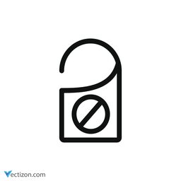 Do Not Disturb Glyph Icon