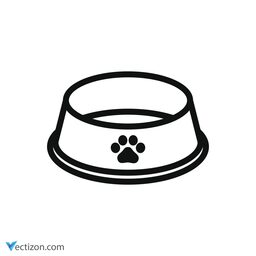 Dog Bowl Flat Icon