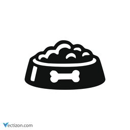 Dog Bowl Graphic Icon