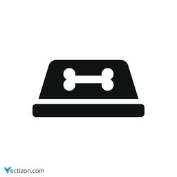 Dog Bowl Line Icon