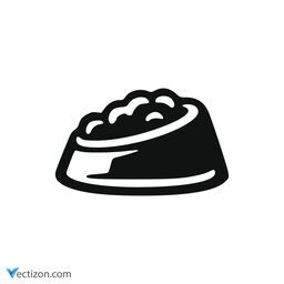 Dog Bowl Minimal Icon