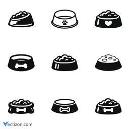 Dog Bowl Pack Icon