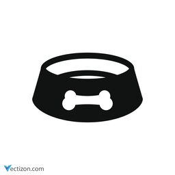 Dog Bowl Solid Icon