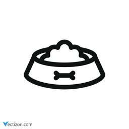 Dog Bowl SVG Icon