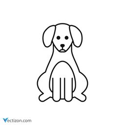 Dog Modern Icon