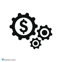 Dollar Gears UI Icon