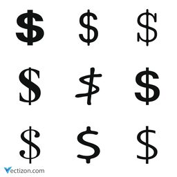 Dollar Sign Bundle Icon