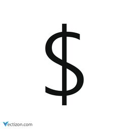 Dollar Sign Glyph Icon