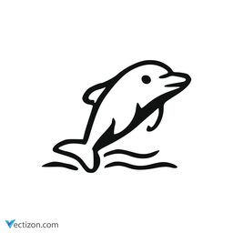 Dolphin Flat Symbol icon