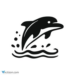 Dolphin Line Icon