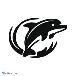 Dolphin Outline Symbol icon