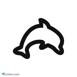 Dolphin Simple Symbol icon