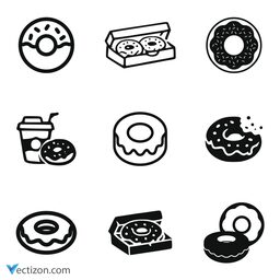 Doughnut Bundle Icon