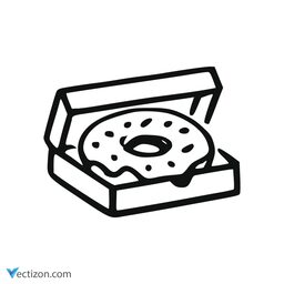 Doughnut Outline Icon