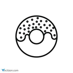 Doughnut Vector Icon