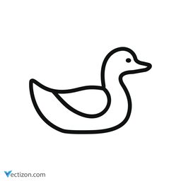 Duck Glyph Icon