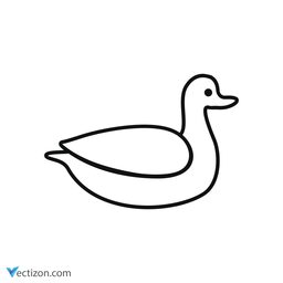 Duck Outline Icon