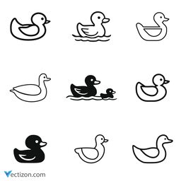 Duck Set Icon