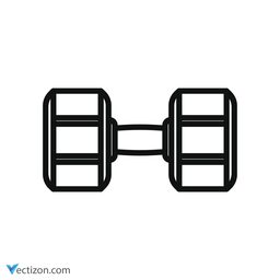 Dumbbell Minimal Icon