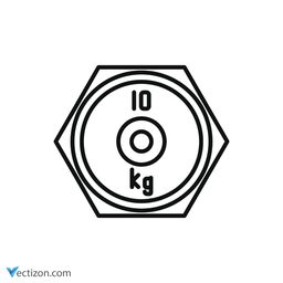 Dumbbell Modern Icon