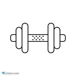 Dumbbell Outline Icon
