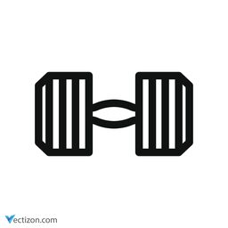 Dumbbell Solid Icon