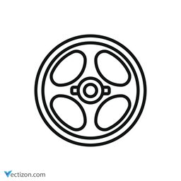 Dumbbell Vector Symbol icon