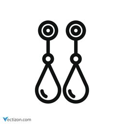 Earrings Line Icon