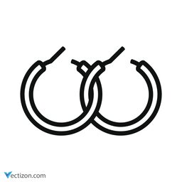 Earrings Outline Icon