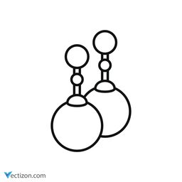 Earrings Pictogram icon