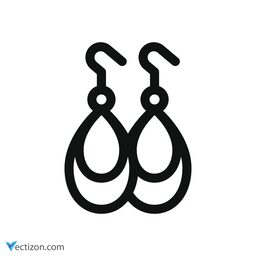 Earrings Vector Icon