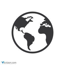 Earth SVG Icon