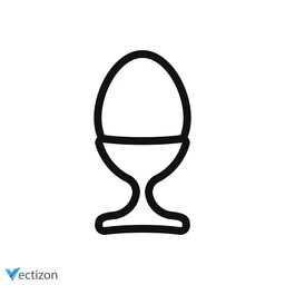 Egg Line Icon
