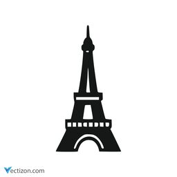 Eiffel Flat Icon