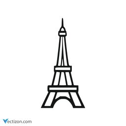 Eiffel Line Icon
