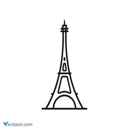 Eiffel Outline Icon